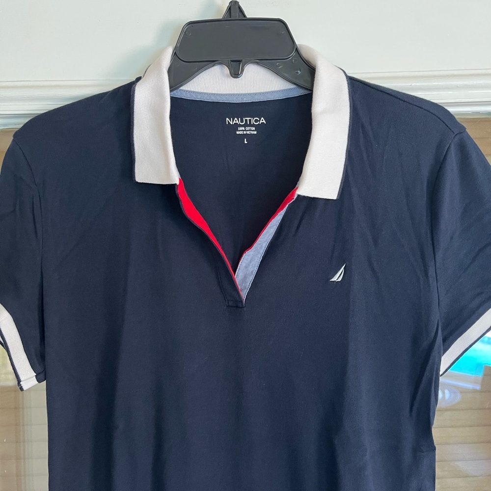 Women’s Nautica Short Sleeve Shirt (large) - Picture 3 of 7